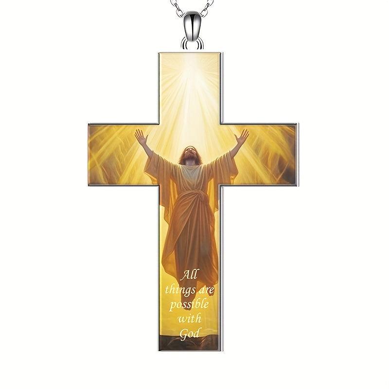Creative Prayer Pendant Necklace Party Jewelry Anniversary Gift