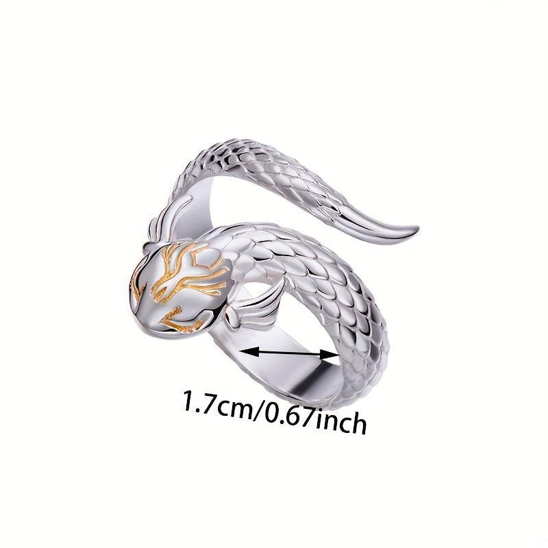 Snake Ring Adjustable Finger Ring Jewelry Anime Gift