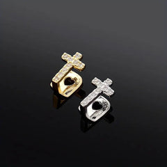 Sparkling CZ Single Grillz Women Iced Out Teeth Accessory