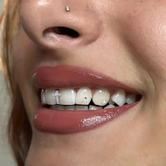 Sparkling CZ Single Grillz Women Iced Out Teeth Accessory