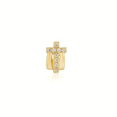 Sparkling CZ Single Grillz Women Iced Out Teeth Accessory