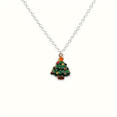 Christmas Necklace Men's And Women's Hip hop Versatile Gift Pendant