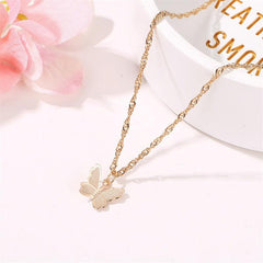 Lovely Butterfly Pendant Necklace for Women - Daily Wear Gift