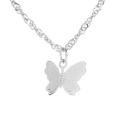 Lovely Butterfly Pendant Necklace for Women - Daily Wear Gift
