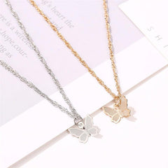 Lovely Butterfly Pendant Necklace for Women - Daily Wear Gift