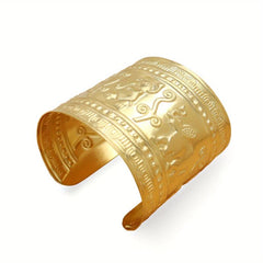 Retro Punk Style Metal Elephant Pattern Animal Bracelet Open Bracelet