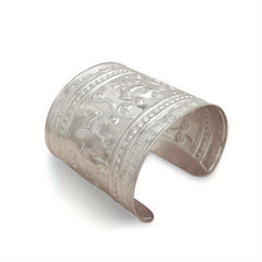 Retro Punk Style Metal Elephant Pattern Animal Bracelet Open Bracelet