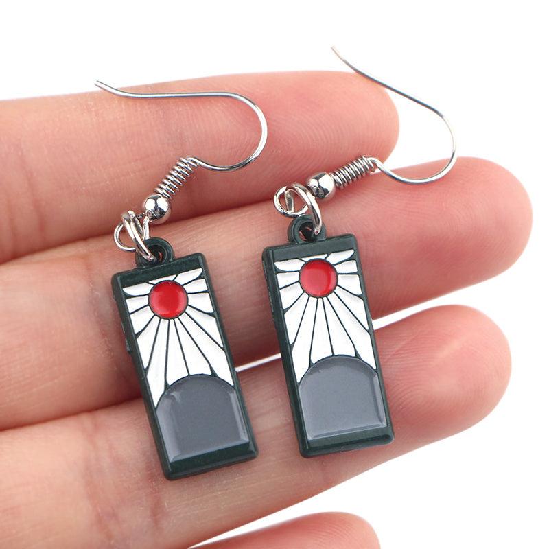 Grey Cartoon Stud Earrings For Woman Sweet Party Jewelry