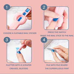 Kids Nail Machine DIY Beauty Princess Toy Set