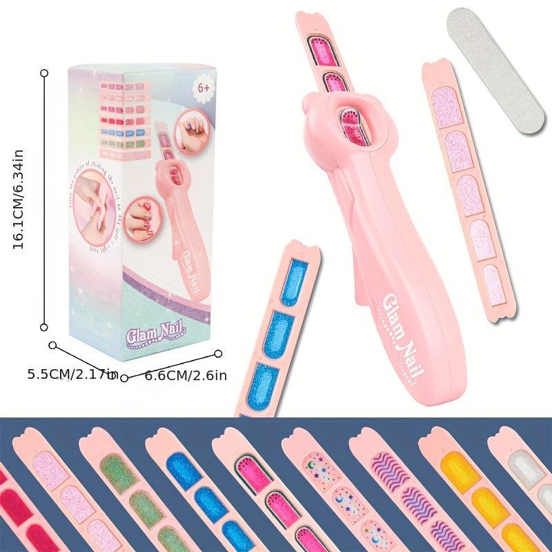 Kids Nail Machine DIY Beauty Princess Toy Set