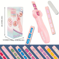 Kids Nail Machine DIY Beauty Princess Toy Set