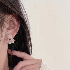 Furry Rabbit Earrings for Autumn & Winter