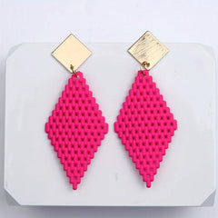 Bohemian Style Mesh Earrings Studs for Women