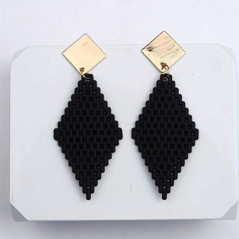 Bohemian Style Mesh Earrings Studs for Women