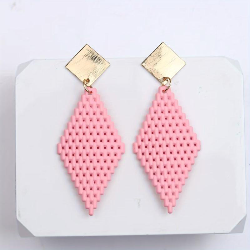Bohemian Style Mesh Earrings Studs for Women