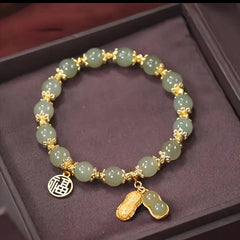 Peanut Good Luck Bracelet Women Adjustable Elastic Bracelet