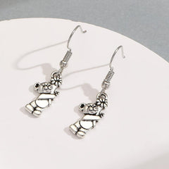 Silver Bear Earrings for Women - Party Jewelry Gift