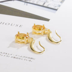 Sparkling Crystal Drop Earrings - Ideal Gift for Women
