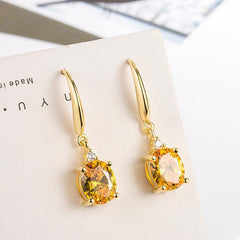 Sparkling Crystal Drop Earrings - Ideal Gift for Women