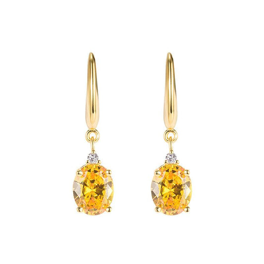 Sparkling Crystal Drop Earrings - Ideal Gift for Women