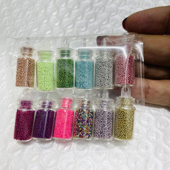 DIY 3D Nail Decoration Micro Beads Patch Nail Tool Set