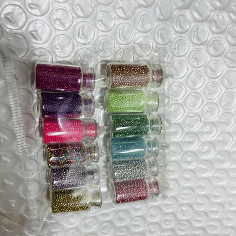 DIY 3D Nail Decoration Micro Beads Patch Nail Tool Set
