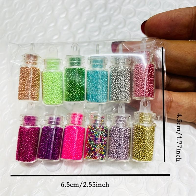 DIY 3D Nail Decoration Micro Beads Patch Nail Tool Set