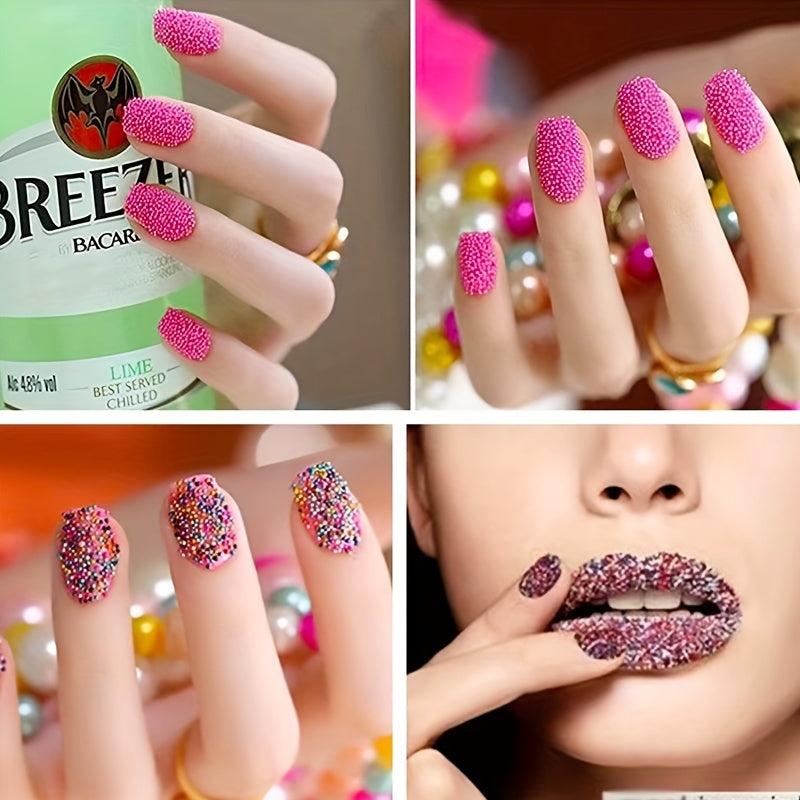 DIY 3D Nail Decoration Micro Beads Patch Nail Tool Set