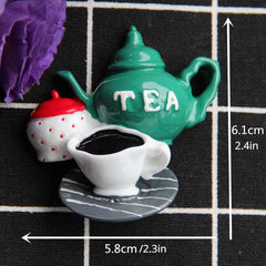 Afternoon Tea Fridge Sticker DIY Set