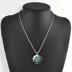 Cat Crystal Beads Pendant Necklace Birthday Wedding Holiday Gift