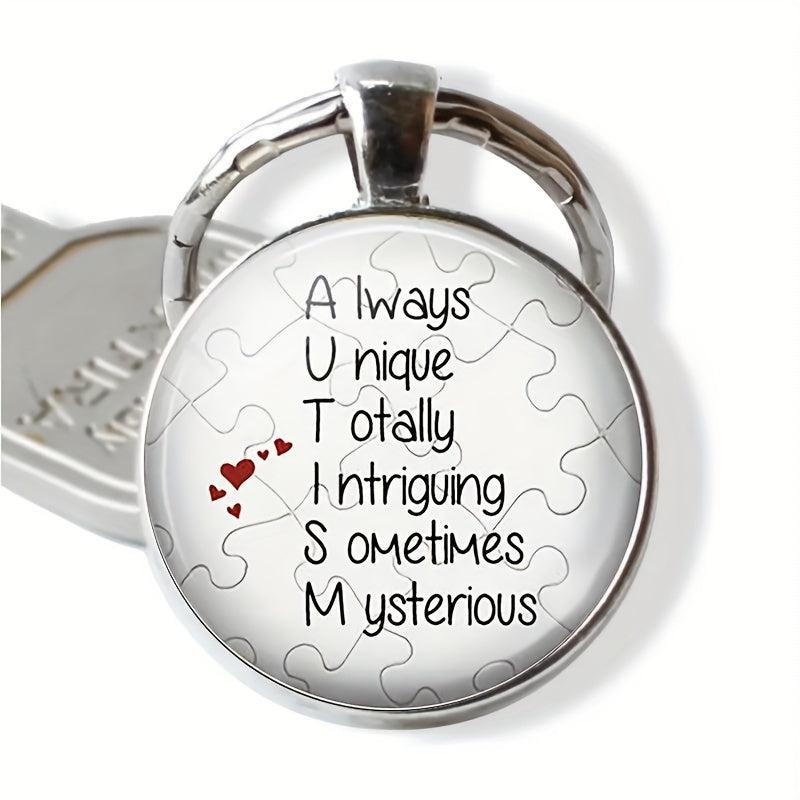 Unique English Keychain for Good Wishes