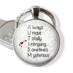 Unique English Keychain for Good Wishes