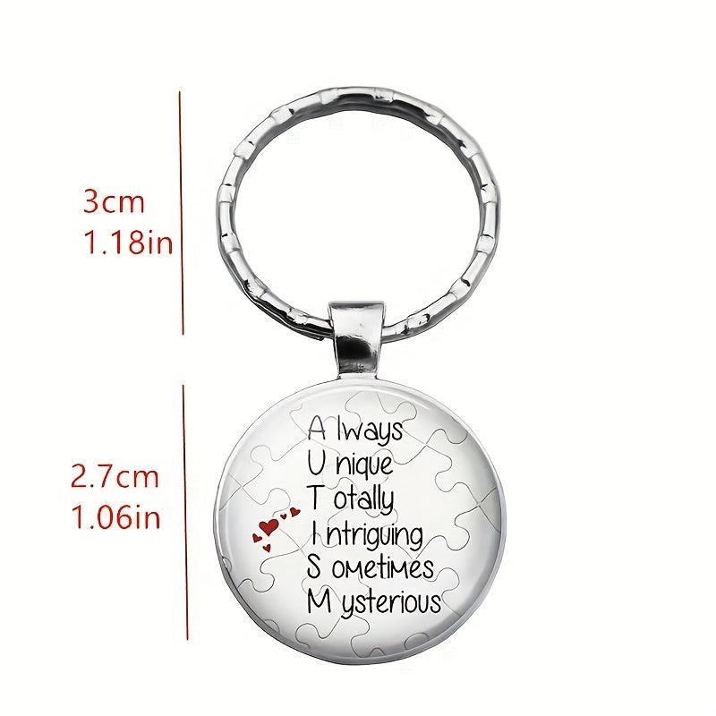Unique English Keychain for Good Wishes