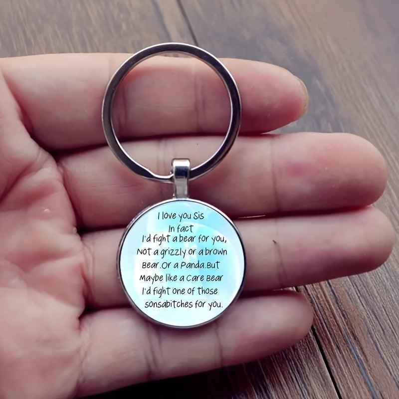 Creative English Keychain Gift for Girlfriend/Boyfriend