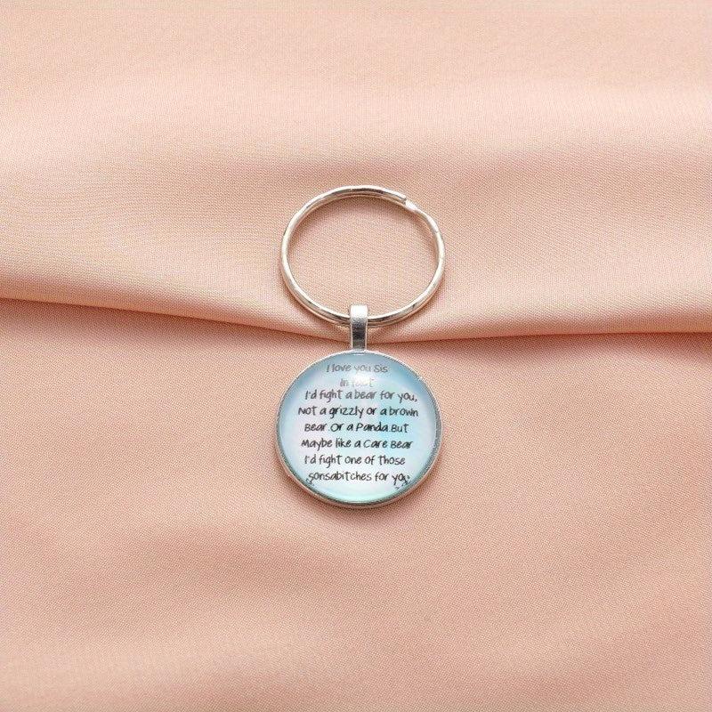 Creative English Keychain Gift for Girlfriend/Boyfriend
