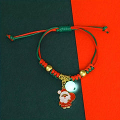Luminous Christmas Bracelet Santa Claus Snowflake Couple Jewelry