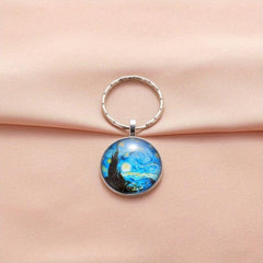 Star Keychain Banquet Jewelry Couples Holiday Party Anniversary Gift