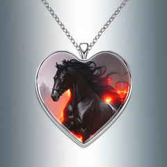 Heart Shaped Necklaces for Men and Women - Family Toy for Anniversary