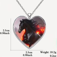 Heart Shaped Necklaces for Men and Women - Family Toy for Anniversary