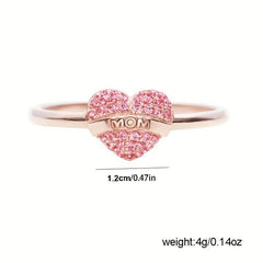 Heart Open Ring Love Ring Casual Jewelry Christmas Gift Birthday Gift