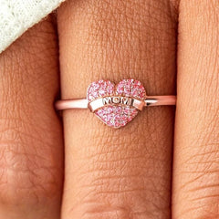 Heart Open Ring Love Ring Casual Jewelry Christmas Gift Birthday Gift