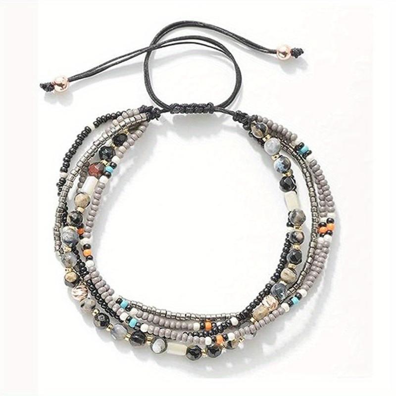 Bohemian Beads Anklets for Women Girls