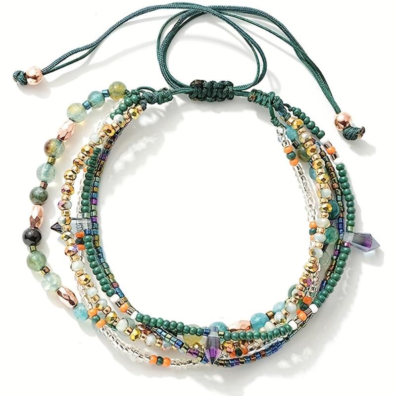 Bohemian Beads Anklets for Women Girls