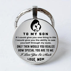 Creative English Keychain Good Wishes Keychain Anniversary Gift