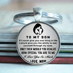 Creative English Keychain Good Wishes Keychain Anniversary Gift