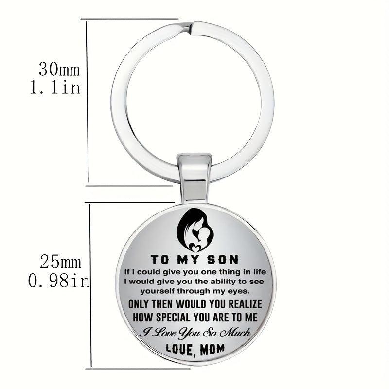 Creative English Keychain Good Wishes Keychain Anniversary Gift