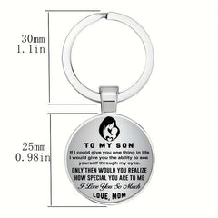 Creative English Keychain Good Wishes Keychain Anniversary Gift