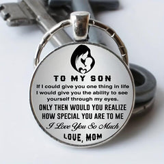 Creative English Keychain Good Wishes Keychain Anniversary Gift