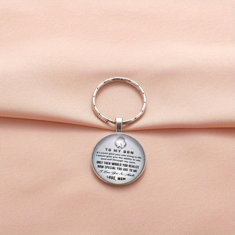 Creative English Keychain Good Wishes Keychain Anniversary Gift