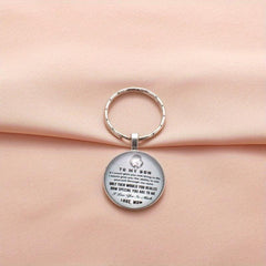 Creative English Keychain Good Wishes Keychain Anniversary Gift